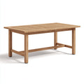 Tavolo da giardino - Legno massello - 190x92x75 cm - Naturale - Moderno