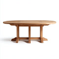 Tavolo da giardino - Legno massello - 210x105x75 cm - Naturale - Classico