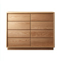 Cassettiera-Legno massello-120x45x100 cm-Rovere naturale-Moderno