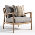 Poltrona da giardino-legno-tessuto-86x78x82 cm-marrone-grigio-stile scandinavo