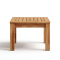 Tavolo da giardino - Legno massello - 70x55x45 cm - Naturale - Rustico