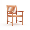 Poltrona da giardino - Legno - 58x60x91 cm - Legno naturale - Classico da esterno