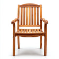 Poltrona da giardino-legno-68x64x93 cm-marrone-stile classico